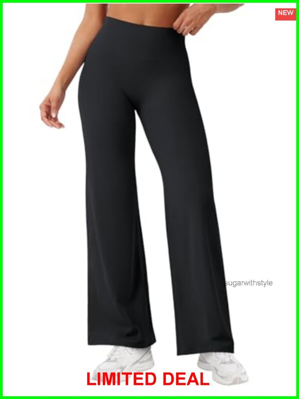 Straight Leggings Yoga Pants High Waist No Front Seam Sweat-Wicking Stretchy
